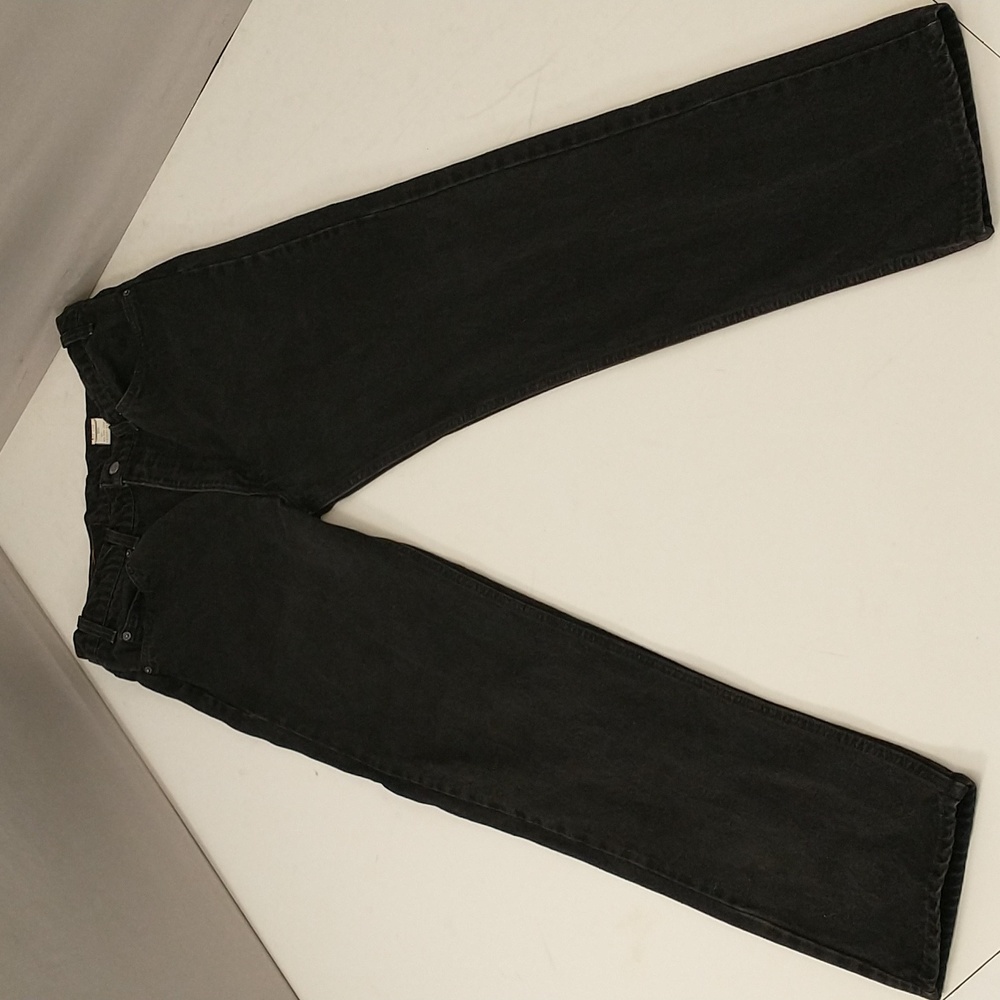 Vintage 505 Levi's Black 100 % Cotton Denim USA made 38 x 32 w Measurements